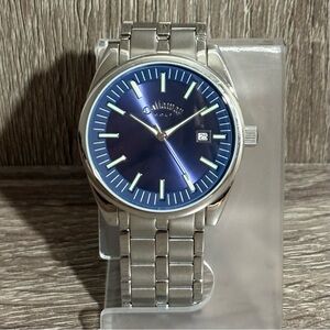 Blue Callaway Golf Stainless Steel Silver Men’s Watch With New Battery